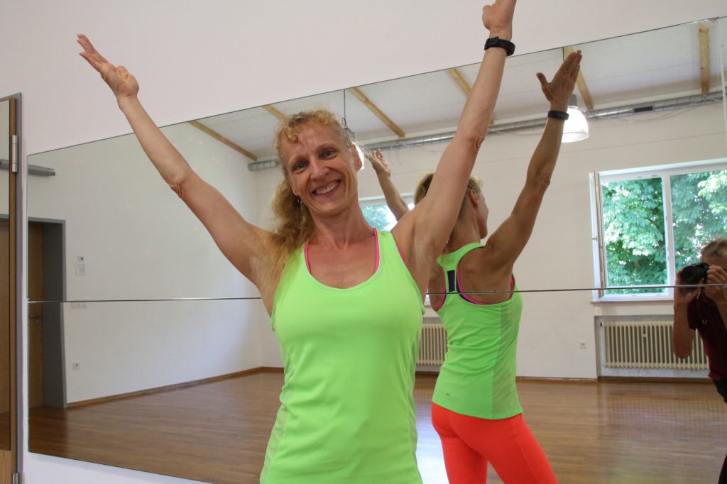 Andrea Hübner, Zumba-Trainerin